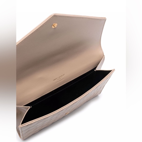 SOLD Saint Laurent monogram envelope clutch bag - Picture 8 of 13